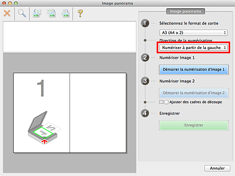 figure : fenêtre Image panorama